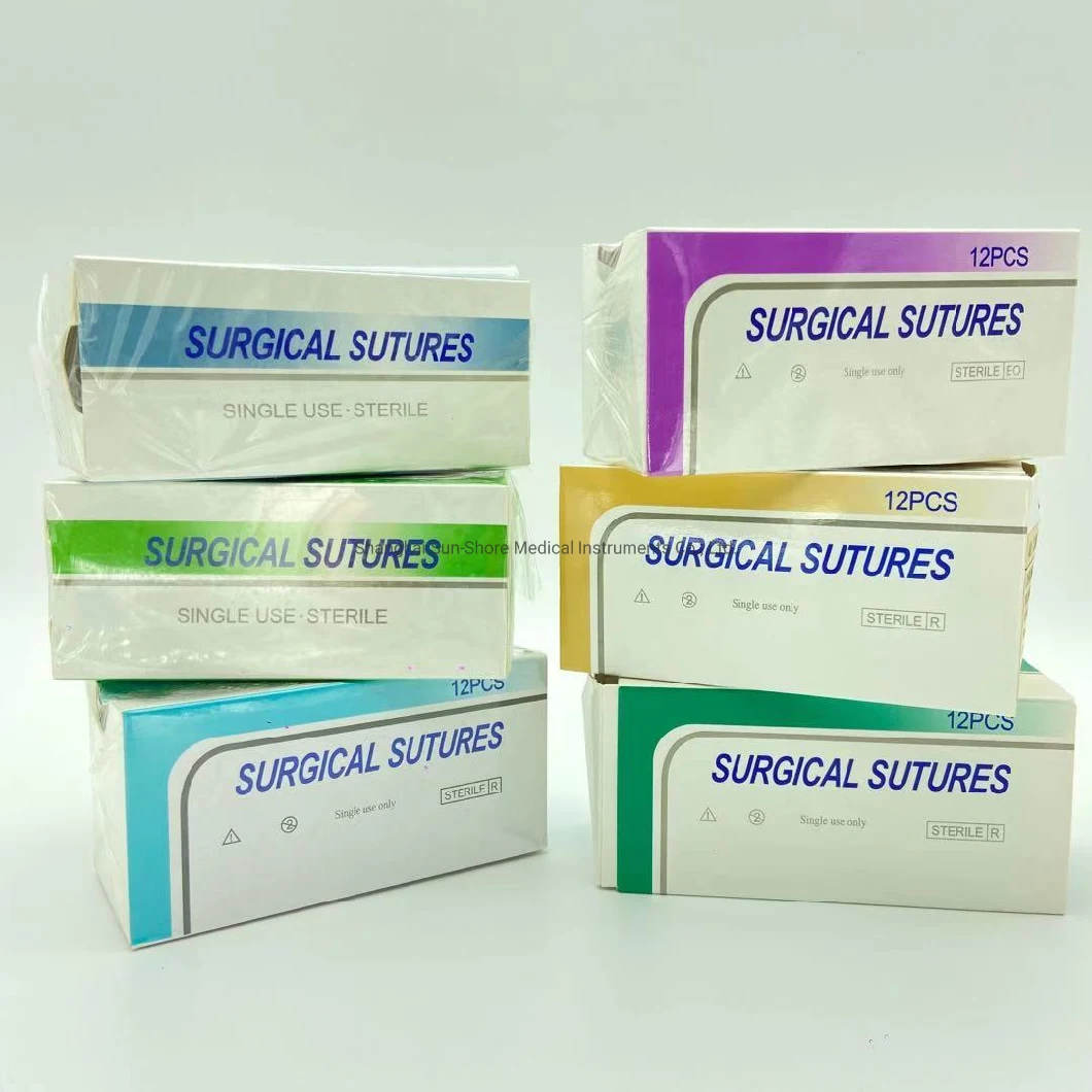 Provided CE&ISO Medical Disposables Surgical Suture PGA/Pdo/Chromic/Pgla/Pgcl/Pgar