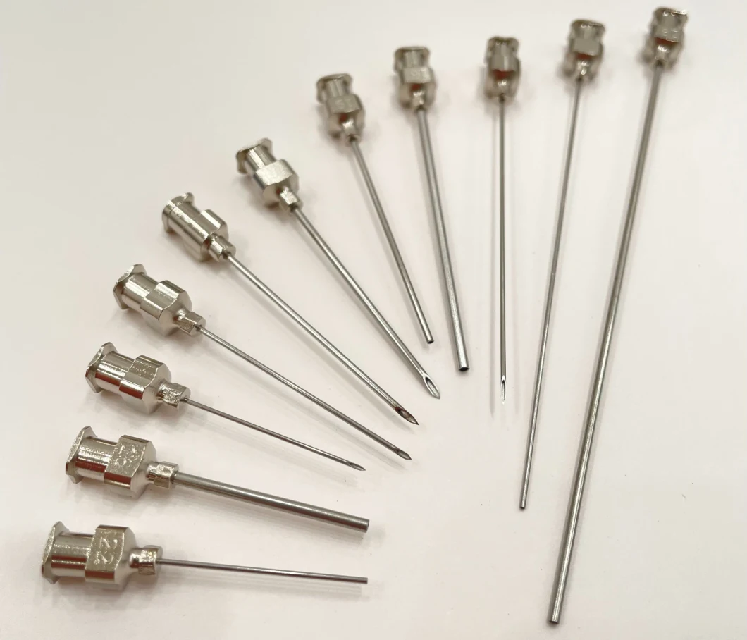 Good Quality Veterinary Tubular Metal Needles Cannula Injection Safety Needle