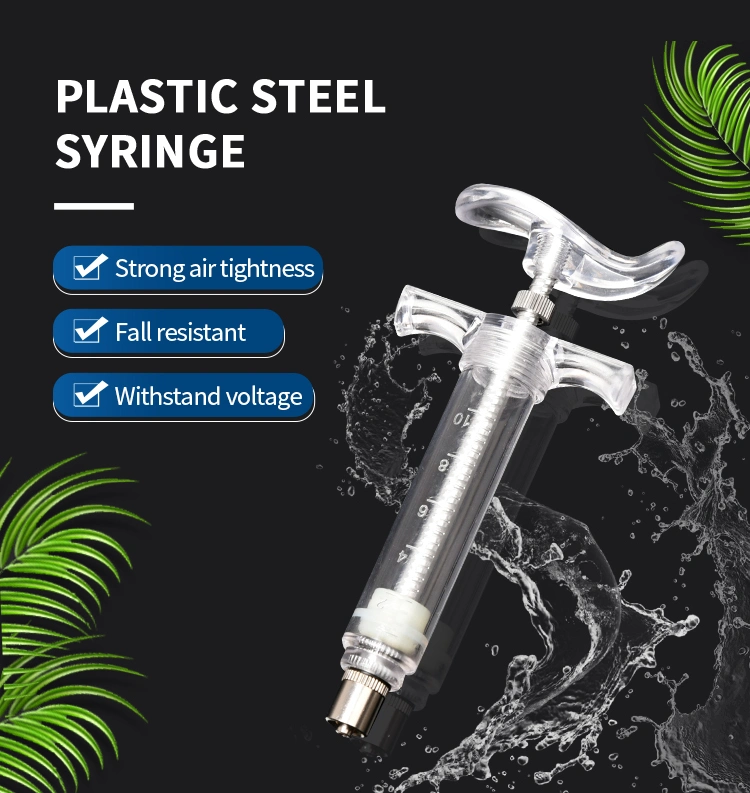 Veterinary Syringe Tpx Plastic Steel Syringe