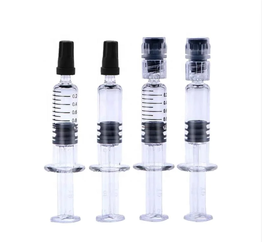 Disposable Glass Syringe 1ml 2ml 5ml 10ml Glass Syringe with Luer Lock