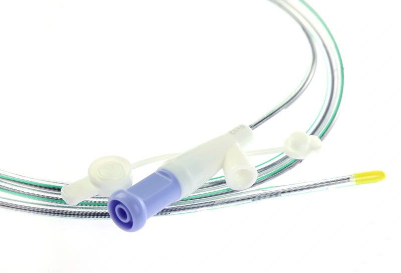 100% Medical Grade Polyurethane Naso-Gastric Tubes for Feeding Size 8fr Ngt with Enfit Connection Ryles Stomach Levin Tube for Gastric Drainage