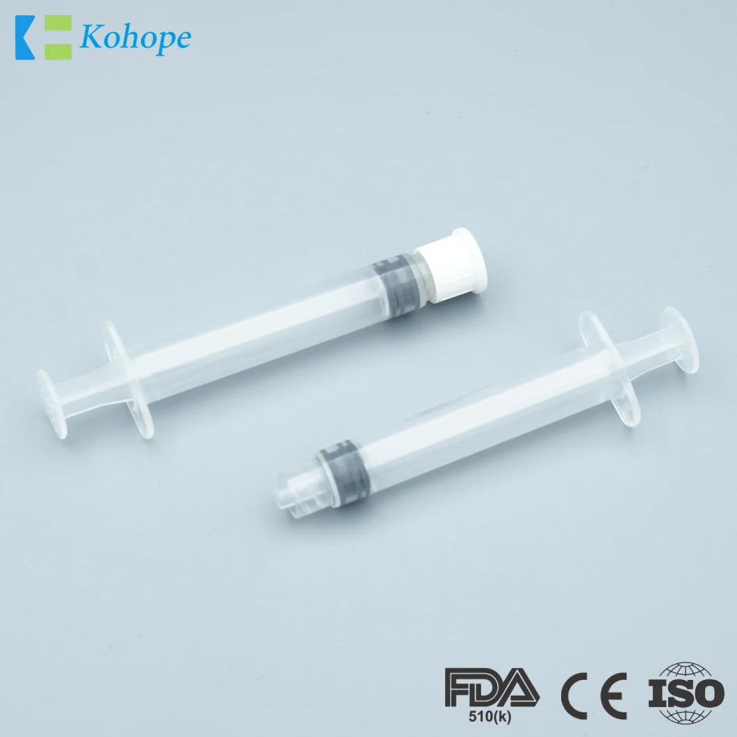 High Quality 1ml/3ml/5ml/10ml/20ml Plastic/Glass OEM China Sterile Medical Supply Surgical Prefilled Flush Syringe