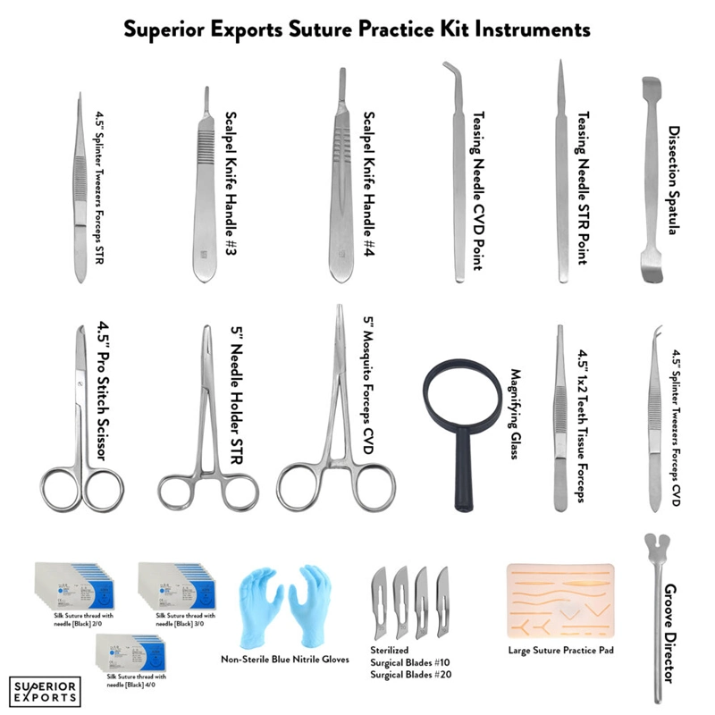 Ultrassist Surgical Suture Tool Removal Kit for Medical Students