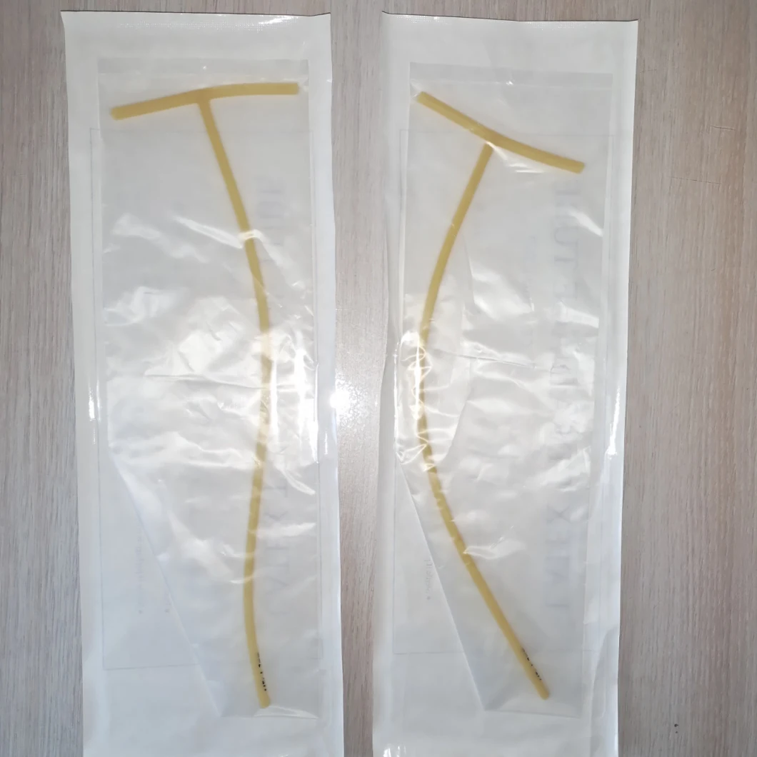 Factory Sales Disposable T-Drainage Tube with Individual Blister Bag
