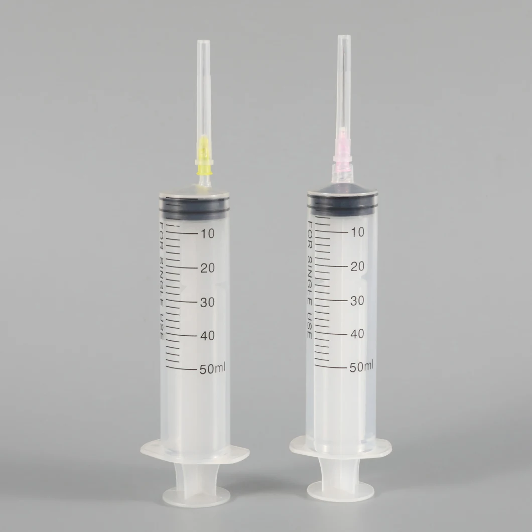 Medical Disposable 0.5ml 1ml 5ml 10ml Veterinary Injection Syringe with Needle