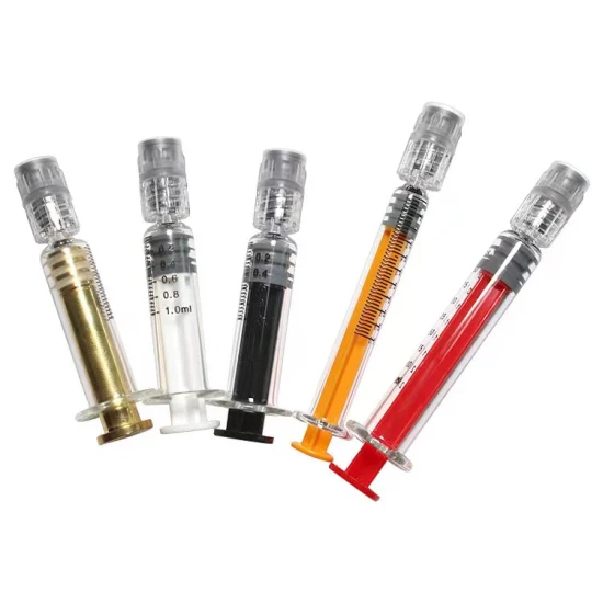 1ml 2.25ml 3ml 5ml Prefilled Glass Syringes for Injection or Cosmetic