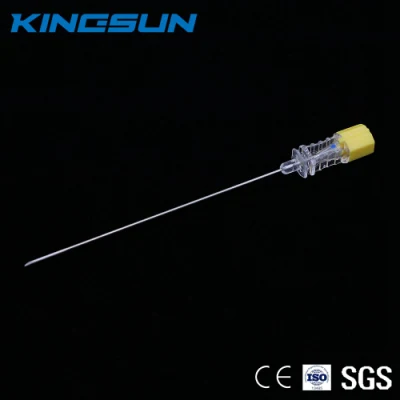 Disposable Medical Anesthesia Needle/Quincke Tip Spinal Needle Supplier (22g 90mm)