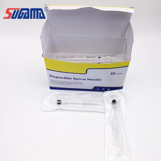 Disposable Medical Anesthesia Needle/Quincke Tip Spinal Needle Supplier (22g 90mm)